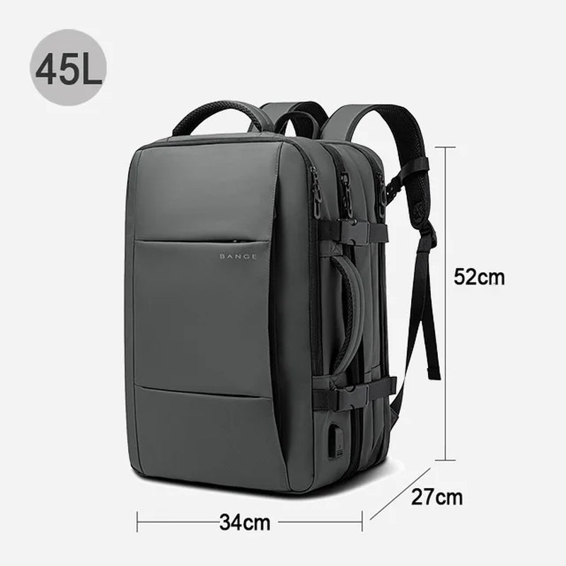 Expandable Men'S Backpack Waterproof 17.3 in Laptop Backpack Man Large Capacity Hiking Travel Bag Male Backpacks for Men