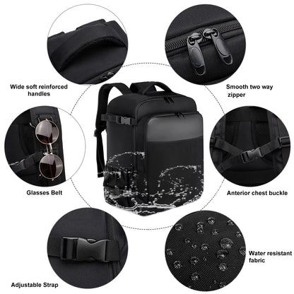 Ryanair 40X20X25 and 45X36X20 Travel Backpack,Laptop Backpack,Unisex.Multifunctional Bag,School Bag,University,Trekking Rucksack