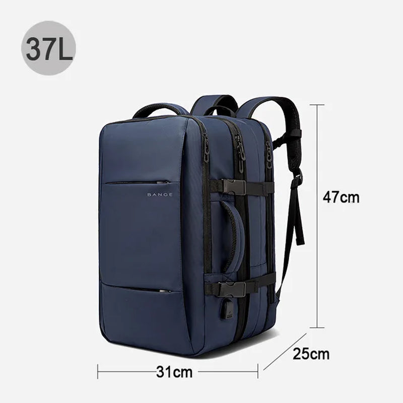 Expandable Men'S Backpack Waterproof 17.3 in Laptop Backpack Man Large Capacity Hiking Travel Bag Male Backpacks for Men